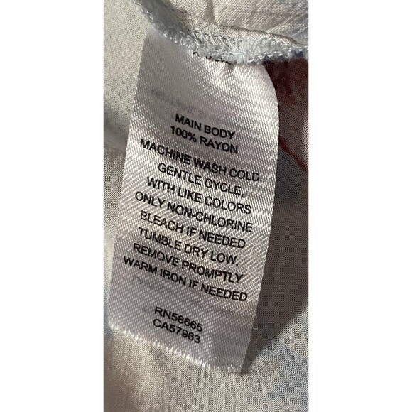 Nordstrom Lingerie Floral Short Kimono Robe Tie Front Women's Size Medium - Picture 5 of 8